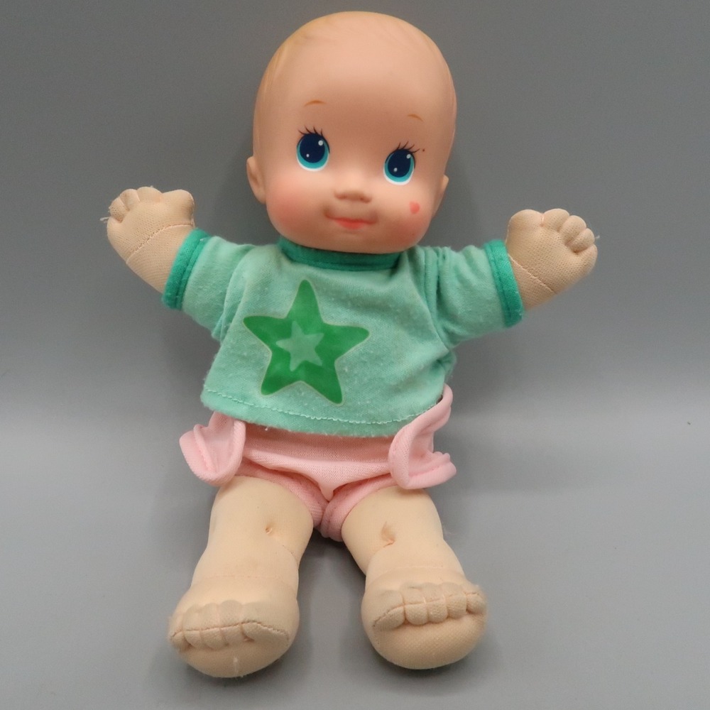 Vintage Magic Nursery Baby Doll 8" Plush Body 1992 Mattel Vinyl Head